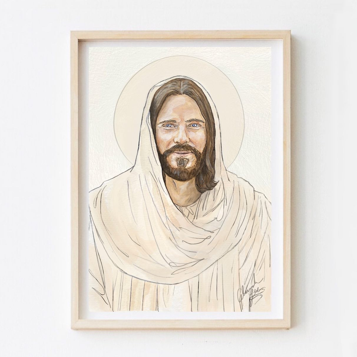 "The Truth and the Light" - Christ Print